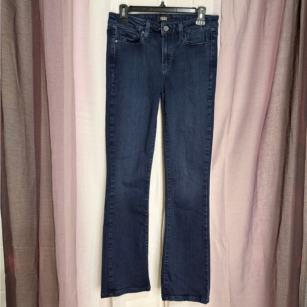 Paige Dark Blue Women's Bootcut Jeans